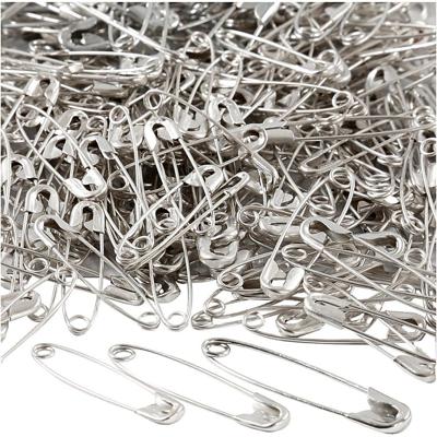 Creativ Company Veiligheidsspelden, l: 28+31+36 mm, dikte 0,7-0,8 mm, zilver, 600 stuk/ 1 doos