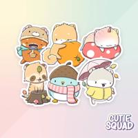 CutieSquad Stickerset - Cozy Forest - thumbnail