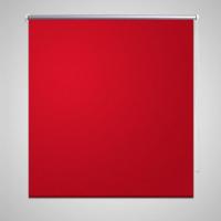 VidaXL Rolgordijn verduisterend 124,4 x 230 cm stofbreedte 120 cm rood - thumbnail