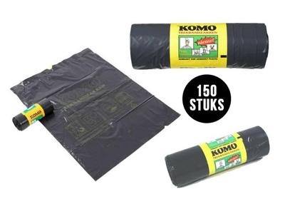 150 Komo Vuilniszakken - Trekband 60 liter 150 Komo Vuilniszakken - Trekband 60 liter