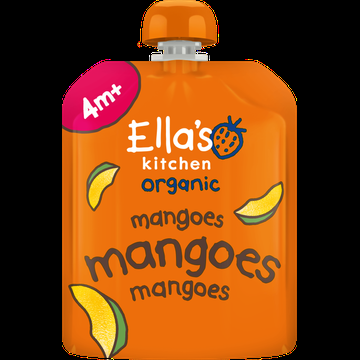 Ella&apos;s Kitchen Organic Mangoes 4m+ 70 g bij Jumbo