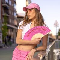 Houten waaier Better Late Than Ugly - thumbnail