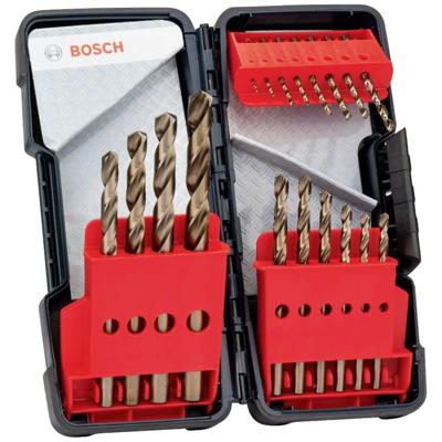Bosch Accessories 2607017047 HSS-Co Metaal-spiraalboorset 18-delig 1 mm, 1.5 mm, 2 mm, 2.5 mm, 3 mm, 3.5 mm, 4 mm, 4.5 mm, 5 mm, 5.5 mm, 6 mm, 7 mm, 8 mm, 9 Bosch Accessories 2607017047 HSS-Co Metaal-spiraalboorset 18-delig 1 mm, 1.5 mm, 2 mm, 2.5 mm, 3 mm, 3.5 mm, 4 mm, 4.5 mm, 5 mm, 5.5 mm, 6 mm, 7 mm, 8 mm, 9