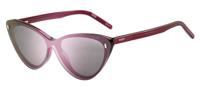 Hugo Boss zonnebril 1111/CS clip on dames cat eye rood/roze - thumbnail