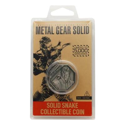 Metal Gear Solid Collectable Coin Solid Snake Limited Edition - thumbnail