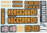 ROCKSHOX decor set decal set orange - thumbnail