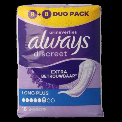 Always Discreet Extra Long Plus Verband - Duopack