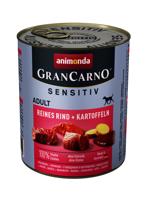 ANIMONDA GranCarno Adult Sensitiv Beef with potatoes - natvoer voor honden - 800g - thumbnail
