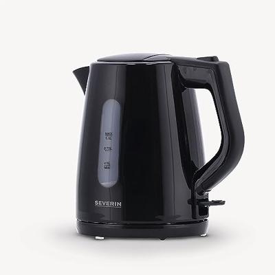 Severin WK3410 Waterkoker 1L 2200W Zwart - thumbnail