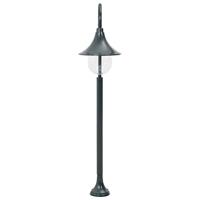 Paalverlichting tuin E27 120 cm aluminium donkergroen - thumbnail