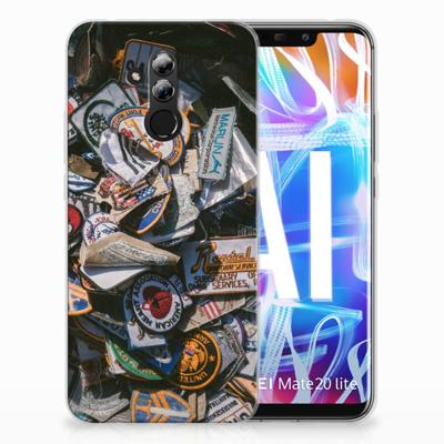 Huawei Mate 20 Lite | Siliconen hoesje | met foto Badges