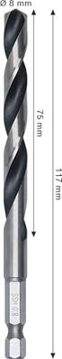 Bosch Accessoires Metaalboor HSS PointTeQ | 8.0 mm - 2608577879