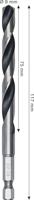 Bosch Accessoires Metaalboor HSS PointTeQ | 8.0 mm - 2608577879 - thumbnail