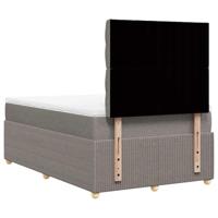 Boxspring met matras stof taupe 120x190 cm - thumbnail