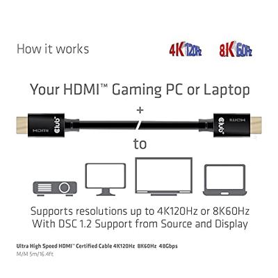 CLUB3D CAC-1370 HDMI kabel 5 m HDMI Type A (Standaard) Zwart CLUB3D CAC-1370 HDMI kabel 5 m HDMI Type A (Standaard) Zwart