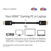 CLUB3D CAC-1370 HDMI kabel 5 m HDMI Type A (Standaard) Zwart - thumbnail