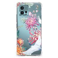 otorola Moto G72 Case Anti-shock Bird Flowers - thumbnail