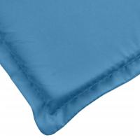 Tuinbankkussens 2 st 200x50x7 cm stof gemêleerd blauw - thumbnail