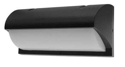 LED Wandlamp 12W rechthoek zwart 3000K - 5082200