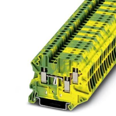 Phoenix Contact 3044539 Doorgangsserieklem 5.2 mm Schroeven Groen, Geel 50 stuk(s)