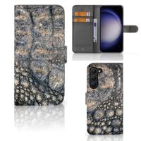 Samsung Galaxy S23 Plus | Telefoonhoesje | Met pasjeshouder | Krokodillenprint - thumbnail