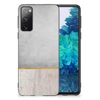 Samsung Galaxy S20 Grip Case Wood Concrete - thumbnail