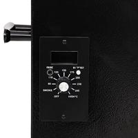 VidaXL Pelletbarbecue met bodemplaat 94 cm ijzer zwart - thumbnail