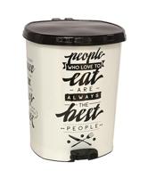 Gerimport Prullenbak Pedaal 28 x 26 x 33 People 11 Liter - thumbnail