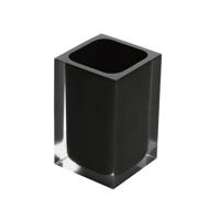 Tandenborstelhouder Sapho Rainbow Vrijstaand 11x7.2 cm Kunststof Zwart Sapho - thumbnail