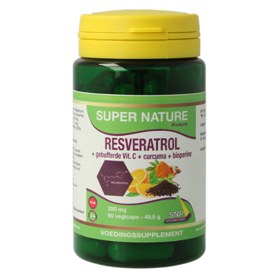Resveratrol curcuma gebufferd vit C bioperine puur 60 Vegetarische capsules Resveratrol curcuma gebufferd vit C bioperine puur 60 Vegetarische capsules