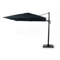 Tierra Outdoor Zweefparasol Duraflex 300x300cm Charcoal - thumbnail
