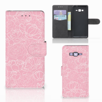 Samsung Galaxy Grand Prime | Grand Prime VE G531F Hoesje White Flowers - thumbnail