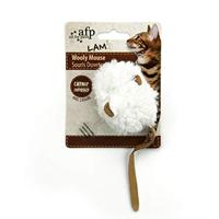Afp wooly mouse lamswol met piep en catnip assorti - thumbnail