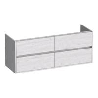 Brauer Adore - Onderkast - 140 cm - met 4 Softclose Lades Greeploos en 2 Sifon Uitsparingen - Forest Seashell - thumbnail