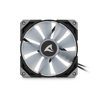 Sharkoon rebel f50 pwm rgb case fan (zwart, 120 x 120 x 25 mm) - thumbnail