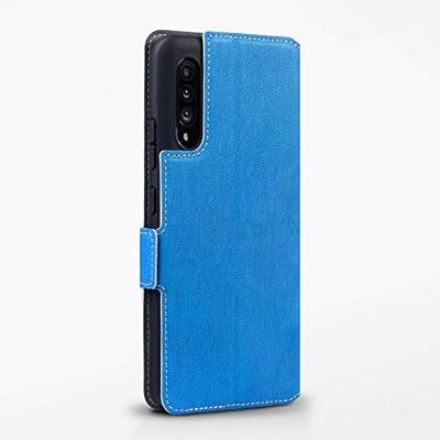 Qubits - slim wallet hoes - Samsung Galaxy A90 - Lichtblauw Qubits - slim wallet hoes - Samsung Galaxy A90 - Lichtblauw