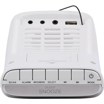 Imperial DABMAN d15 Radiowekker (DAB+, FM, 2 wektijden, dimbaar display, USB-oplaadaansluiting), wit