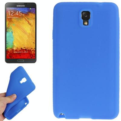 Anti-kras Siliconen hoesje voor Samsung Galaxy Note III / N9000 (blauw) Anti-kras Siliconen hoesje voor Samsung Galaxy Note III / N9000 (blauw)