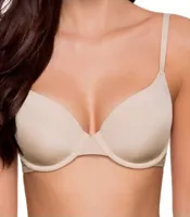 BH Beugel - T-shirt BH licht gevuld - Schijnt niet door - Goedkope maar goede bh - Zwart - Huidskleur - wit - thumbnail