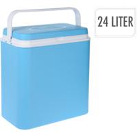 Koelbox 24L Blauw/Wit - thumbnail