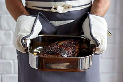 LE CREUSET - Keukentextiel - Dubbele ovenwant Grijs - thumbnail