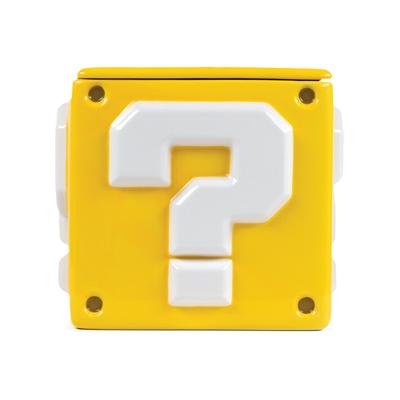 Super Mario Question Mark Block Storage Jar