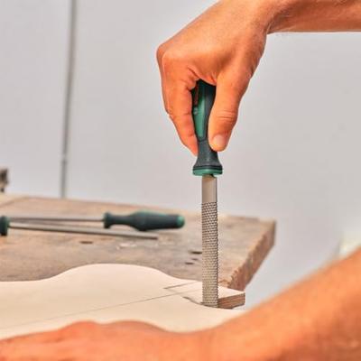 Bosch Groen Rasp set 3-piece (Raspenset 200mm 3 stuks: platte rasp, halfronde rasp, ronde rasp) - 1600A02ZB1