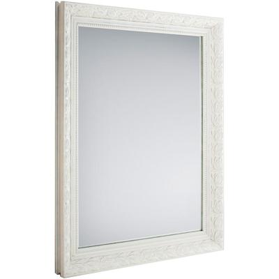 Trion Tonia Wandspiegel 55x70 cm - Klassiek Oud Wit Frame