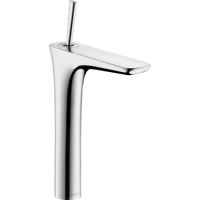 Hansgrohe PuraVida wastafelkraan verhoogd met push open garnituur chroom 15072000 - thumbnail