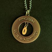 Lord of the Rings Necklace with Pendant One Ring - thumbnail