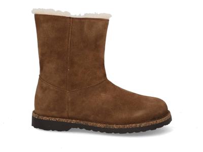 Birkenstock Uppsala zip shearling narrow 1030218 dark tea Bruin maat 39 Birkenstock Uppsala zip shearling narrow 1030218 dark tea Bruin maat 39