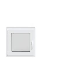 Kelderraam "RISOR" 60x60 cm draaikiep-draai DIN links antraciet - thumbnail