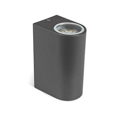 Ranex Ra-5000331 Led Buitenwandlamp van Roestvrijstaal met Twee Lichtpunten