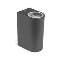 Ranex ra-5000331 led buitenwandlamp van roestvrijstaal met twee lichtpunten - thumbnail